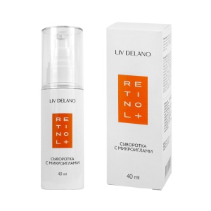 LIV DELANO Retinol Сыворотка с микроиглами для лица, 40 мл