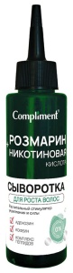 Фотография  Compliment Розмарин+Никотиновая кислота СЫВОРОТКА для роста волос, 110 мл арт.890279