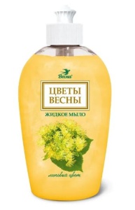 ВЕСНА ЦВЕТЫ ВЕСНЫ Жидкое Мыло 280гр Липовый цвет, арт.5267