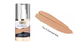 Фотография LuxVisage Тональный крем • Матирующий №02 Светлый бежевый