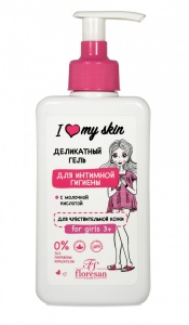 Флоресан I love my skin ГЕЛЬ деликатный для ИНТИМНОЙ гигиены, 250мл арт.Ф-490