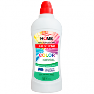 Фотография Витекс HOME • ГЕЛЬ-концентрат для СТИРКИ Color (для цветного белья), 1000мл код 02 05