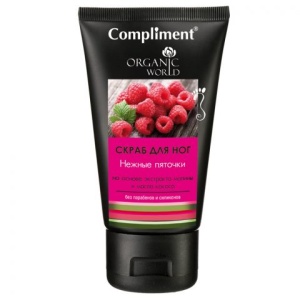 Фотография Compliment Organic World Скраб для ног "Нежные пяточки" 150 мл • арт. 794568