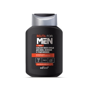 Фотография Белита Бальзам после бритья • Для кожи склонной к раздражениям • For Men • 250мл