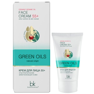 Фотография Белкосмекс Green Oils • КРЕМ для лица 55+ ультрапитание ревитализация кожи • 40г