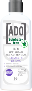 БЕЛКОСМЕКС ADO Гель для душа бессульфатный СВЕЖЕСТЬ, ДЕТОКС, 250г