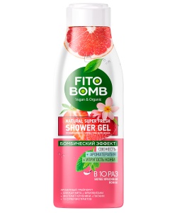 Фотография Фитокосметик Fito Bomb • ГЕЛЬ для душа ОСВЕЖАЮЩИЙ • 250мл • арт.7223