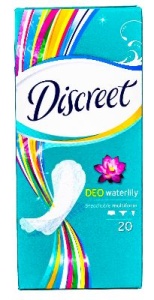 Фотография Дискрит Прокладки женские • Ежедневные • Водная Лилия Мультиформа • Deo Water Lily Multiform • 20шт