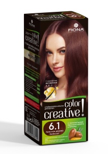 Fiona Creative color тон 6.1 Красное дерево краска для волос