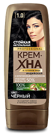 Фотография Фитокосметик Крем-Хна • ИНДИЙСКАЯ • В готовом виде •  PROFESSIONAL • Черный" 140мл • арт.1244