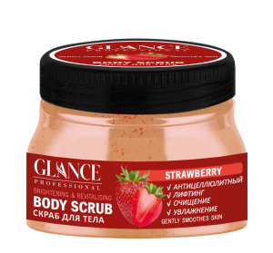 Фотография Glance Professional Скраб для тела • Клубничный • 500мл