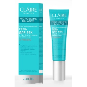 CLAIRE Microbiome Balance Гель для ВЕК Восстанавливающий для всех типов кожи, 15мл
