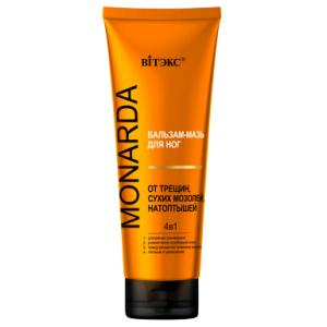 Фотография  ВИТЭКС MONARDA Бальзам-Мазь для ног от трещин, сухих мозолей, натоптышей 4 в1 с целебным экстрактом монарды, 75 мл