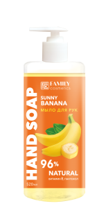 FAMILY COSMETICS Fresh Flesh Мыло для рук СОЛНЕЧНЫЙ БАНАН, 520мл FRESH-07