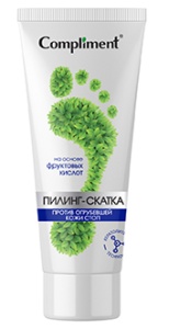 Фотография Compliment Пилинг-Скатка для ног против огрубевшей кожи стоп • 80мл • арт.915541