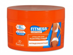 Фотография Флоресан Fitness Контраст • СКРАБ для тела АНТИЦЕЛЛЮЛИТНЫЙ, 500мл • арт.Ф-466