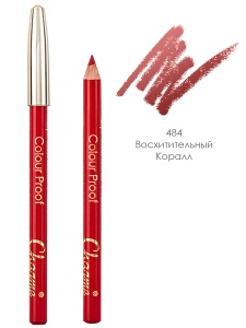 Фотография Charme Карандаш для губ • Colour Proof • CH/P/L-484 • Восхитительный коралл