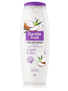 Фотография Iris Gentle Fruit • Гель для душа • "Кокос и цветы Апельсина" • 400мл
