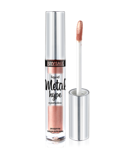 Л-В Тени д/век ЖИДКИЕ 02 тон (золотистый персик) LUXVISAGE Metal hype 3,5г/5шт Арт.К920