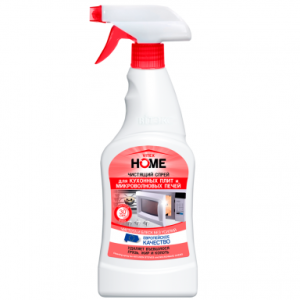 Фотография Витекс HOME • Чистящий СПРЕЙ для КУХОННЫХ ПЛИТ и МИКРОВОЛНОВЫХ ПЕЧЕЙ, 500мл, код 02 20