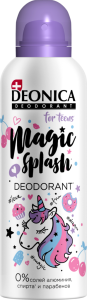 Фотография Deonica Дезодорант • For Teens • Детский • Спрей • Magic Splash • 125мл