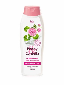 Iris PEONY & CENTELLA Шампунь для всех типов волос Ежедневный Уход, 400мл
