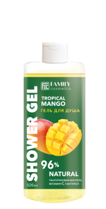 FAMILY COSMETICS Fresh Flesh Гель для душа ТРОПИЧЕСКИЙ МАНГО, 520мл FRESH-14