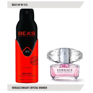 Фотография Beas Парфюмированный дезодорант • For Women • W512 • Versace Bright Crystal • 200мл