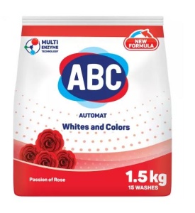 Фотография  ABC Порошок Роза 1,5кг  