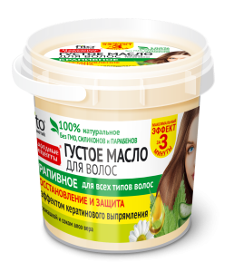 ФИТОКОСМЕТИКА Густое МАСЛО для волос 155мл КРАПИВНОЕ банка/12шт Арт.4734 НАРОДНЫЕ РЕЦЕПТЫ