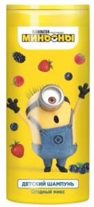Фотография Миньоны • Детский Шампунь для волос • ЯГОДНЫЙ МИКС • 250мл
