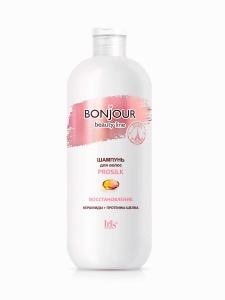 Фотография  Iris BONJOUR Beauty Line Шампунь восстановление волос PROSILK, 500 мл