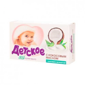 ВЕСНА Мыло 90 гр Детское Кокос, Алоэ Вера, Зелёный Чай 6 шт, арт.6223