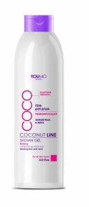 Фотография  Iris Coconut Line Гель для душа Тонизирующий ЛЕМОНГРАСС и МЯТА, 1000мл