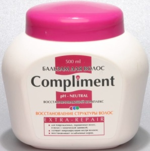 Compliment Бальзам для восстановл.структуры волос EXTRA-REPAIR 500мл/12шт арт.6216