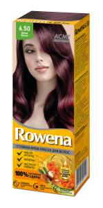 Фотография Acme-Color Крем-Краска для волос • Rowena •  Стойкая • Тон 6.50 • Дикая Вишня
