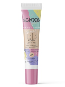 Фотография Белита-М Smart-BB крем для лица • 01 Light Beige (маскировка несовершенств) • sChOOL Girl • 30гр