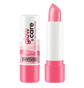 Фотография  Luxvisage Бальзам для губ  GLOW & CARE Блеск и Увлажнение, 3,9 г Арт.615