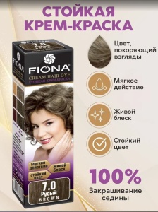 Фотография Fiona Крем-краска • Русый 7.00/6700