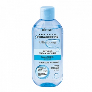 ВИТЭКС УВЛАЖНЕНИЕ Ultra Long Активно увлажняющий ГИДРОТОНИК для лица, 200мл/20шт
