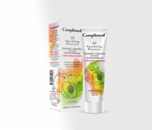 Фотография Compliment Sparkling Pleasure Пилинг-скатка для лица увлажняющая «Персиковый сорбет», 100мл • арт.641160