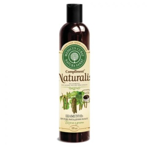Фотография Compliment Шампунь для волос Naturalis • БЕРЁЗА и ДЁГОТЬ • 400мл • арт.647467ц