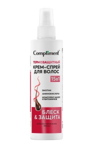Фотография  Compliment Крем-Спрей Термозащита для волос 15 в1, 250 мл арт.890361