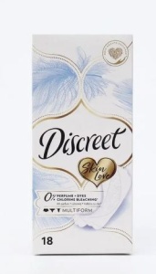 Фотография Discreet Женские прокладки • Ежедневные • Skin Love Single • 18шт • №7426