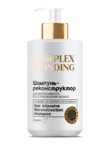 Фотография  Белита-М HairPLEX BONDING Шампунь-Реконструктор для интенсивного восстановления волос, 400 г