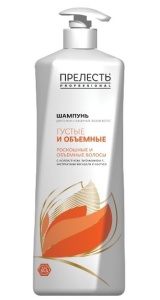 Фотография Прелесть Professional Шампунь • ГУСТЫЕ и ОБЪЁМНЫЕ волосы • 380 мл