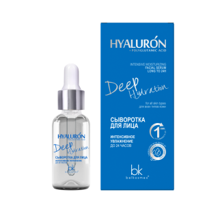 БЕЛКОСМЕКС HIALURON Deep Hydration СЫВОРОТКА для лица Интенсивное увлажнение до 24х часов, 30г