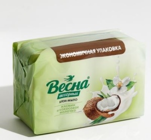 Фотография ПКК Весна Крем-Мыло • 300 гр Жасмин и кокосовое молочко • арт.6214