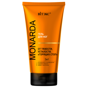 Фотография  ВИТЭКС MONARDA Гель для ног от тяжести, усталости, "горящих стоп" 3 в1 с троксерутином и целебным экстрактом монарды, 150 мл 