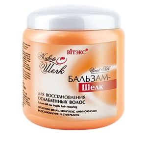Фотография Витекс Бальзам-Шёлк • Для Восстановления Ослабленных Волос • Живой Шелк • 450мл • Код 04 09